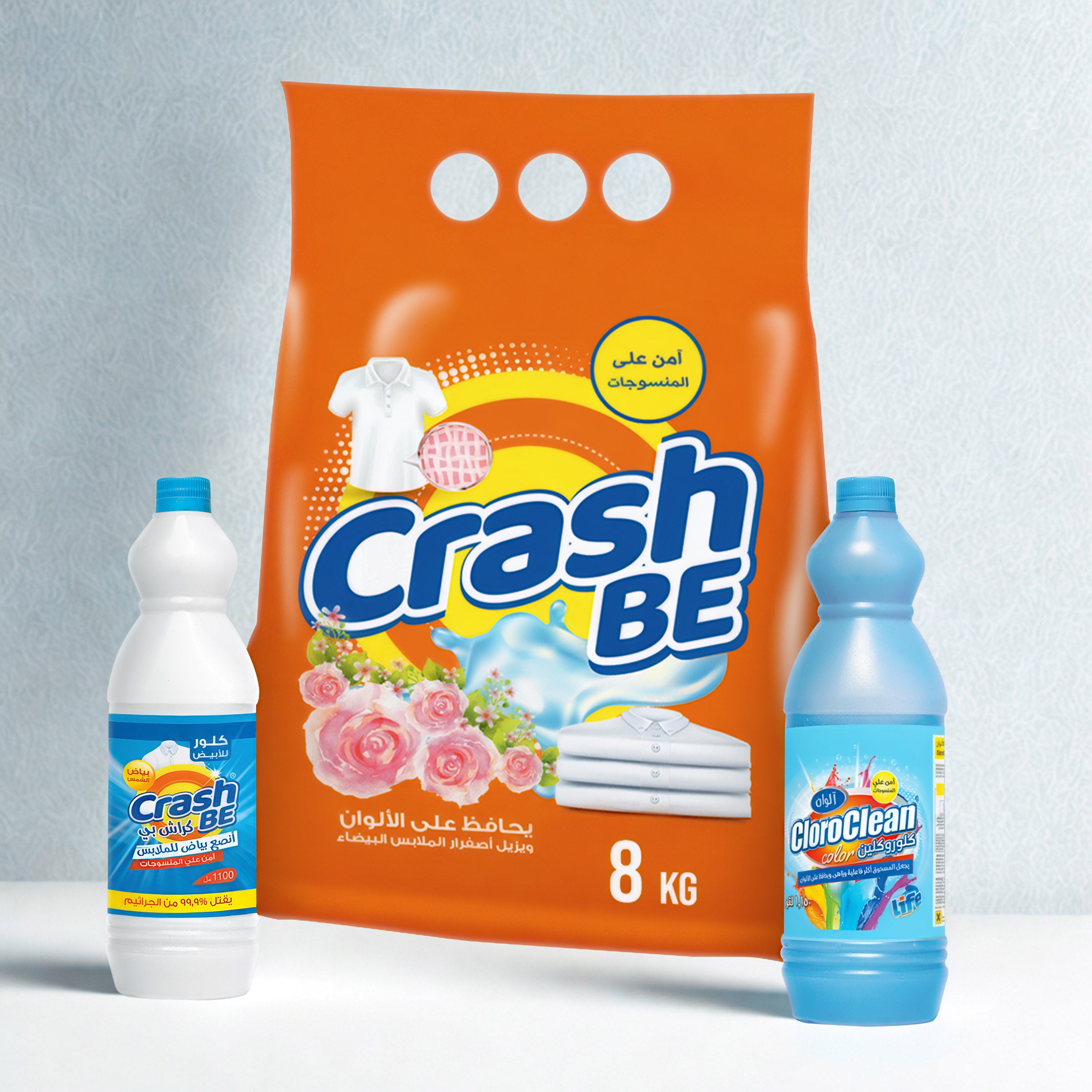 CrashBe & CloroClean Laundry Care Range